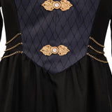 House of the Dragon Rhaenyra Targaryen Black High-Neck Dress Cosplay Costume Outfits