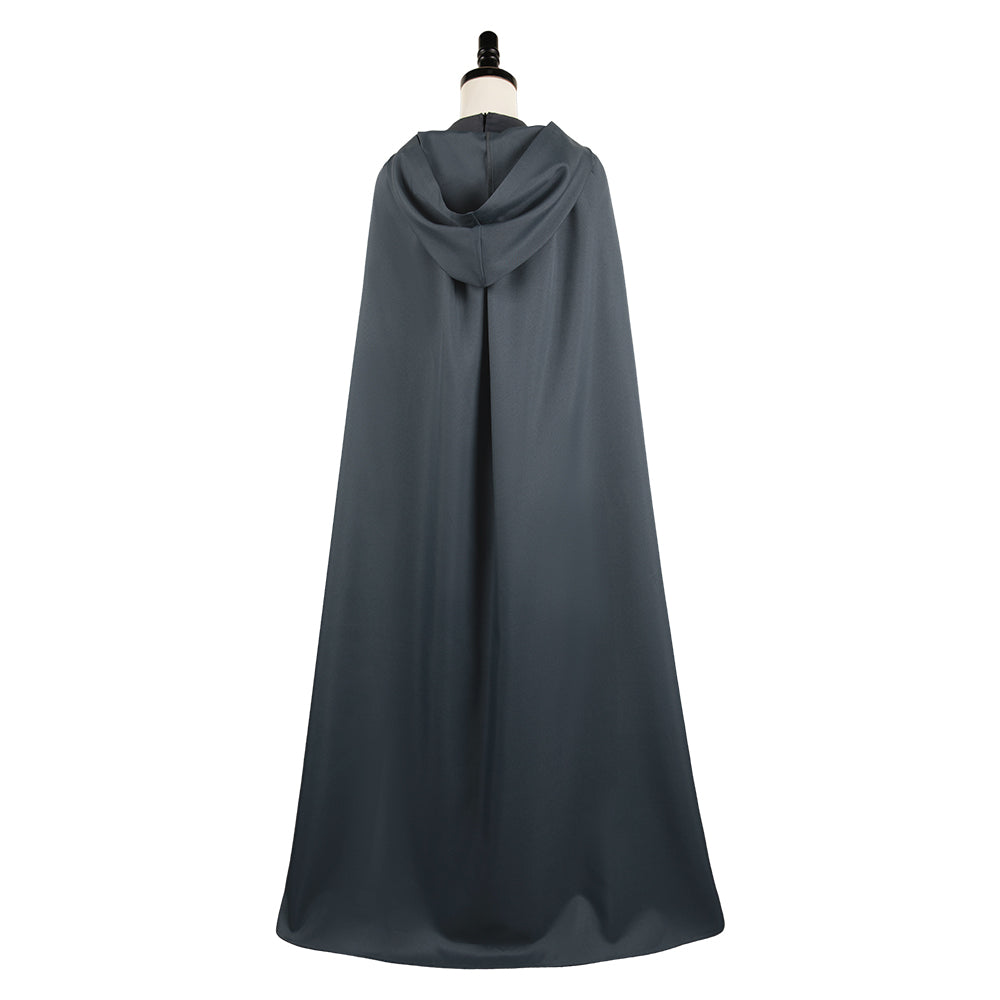 Dragonhide Robe House of the Dragon Rhaenyra Targaryen Dark Gray Robe Set Cosplay Cost ...