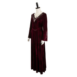 House of the Dragon Rhaenyra Targaryen Dark Red Dress Cosplay Costume Outfits Halloween Carnival Suit