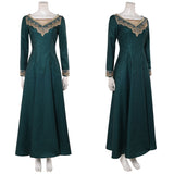 House of the Dragon Season 3 Alicent Hightower Women Green Dress Cosplay Costume Halloween Carnival Party Suit