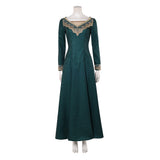 House of the Dragon Season 3 Alicent Hightower Women Green Dress Cosplay Costume Halloween Carnival Party Suit