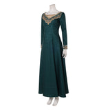 House of the Dragon Season 3 Alicent Hightower Women Green Dress Cosplay Costume Halloween Carnival Party Suit