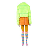 I Love Boosters Corvette Green Outfit Pro Cosplay Costume Halloween Carnival Party Suit