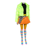 I Love Boosters Corvette Green Outfit Pro Cosplay Costume Halloween Carnival Party Suit