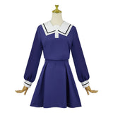 I Want to Love You Till Your Dying Day Sheena Mimi Ali Women Blue Uniform Cosplay Costume Halloween Carnival Party Suit