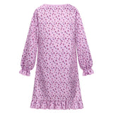 Ice Cream Man Little Girl Purple Dress Cosplay Costume Halloween Carnival Party Suit