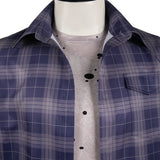 In A Violent Nature 2024 Horror Movie Johnny Checkered Print Suit Cosplay Costume Outfits Halloween Carnival Suit