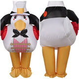 Hazbin Hotel Lucifer Cosplay Costume Unisex White Inflatable Suits Halloween Carnival Suit