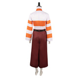 Inside Out 2 2024 Anxiety Orange Striped Suit Movie Character Cosplay Costume Outfits Halloween Carnival Suit