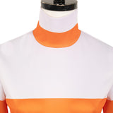 Inside Out 2 2024 Anxiety Orange Striped Suit Movie Character Cosplay Costume Outfits Halloween Carnival Suit