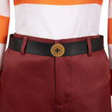 Inside Out 2 2024 Anxiety Orange Striped Suit Movie Character Cosplay Costume Outfits Halloween Carnival Suit
