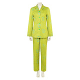 Inside Out 2 Joy Green Suit Cosplay Costume Outfits Halloween Carnival Suit