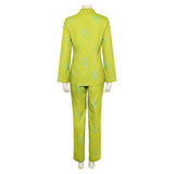Inside Out 2 Joy Green Suit Cosplay Costume Outfits Halloween Carnival Suit