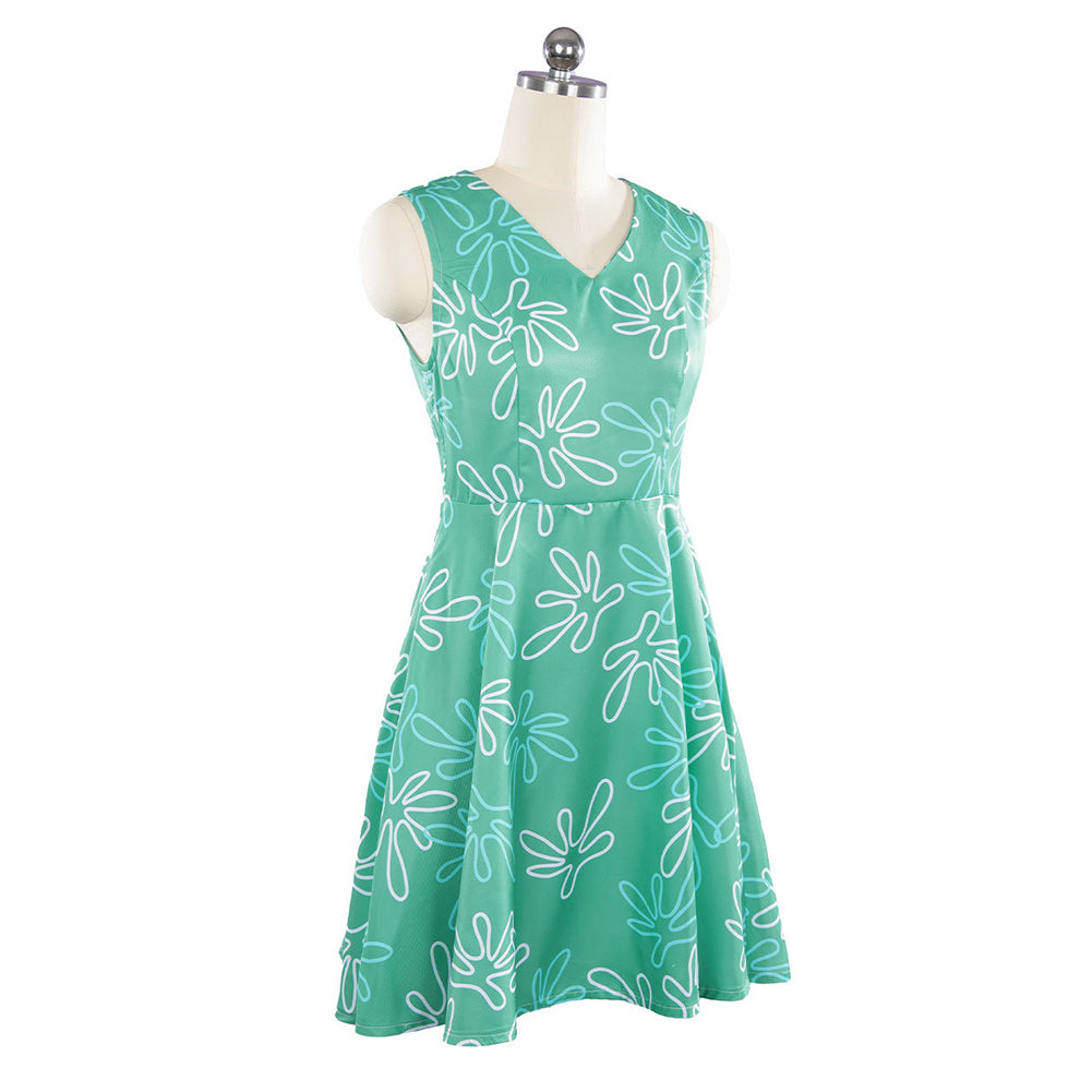 Inside Out Disgust Kids Children Green Dress Cosplay Costume Outfits H Cosplaysky.ca Inside Out Disgust Kids Children Green Dress Cosplay Costume Outfits H Cosplaysky.ca