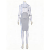 Invincible Anissa White Jumpsuit Cosplay Costume Halloween Carnival Party Suit
