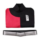 Invincible Captain Black Red Outfit Cosplay Costume Halloween Carnival Party Suit