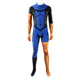 Invincible Mark Grayson Blue Outfit Cosplay Costume Halloween Carnival Party Suit  
