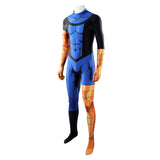 Invincible Mark Grayson Blue Outfit Cosplay Costume Halloween Carnival Party Suit  
