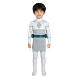 Invincible Mark Grayson White Kids Outfit Cosplay Costume Halloween Carnival Party Suit