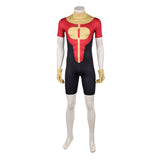 Invincible Oliver Grayson Red Yellow Black Outfit Cosplay Costume Halloween Carnival Party Suit