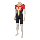 Invincible Oliver Grayson Red Yellow Black Outfit Cosplay Costume Halloween Carnival Party Suit