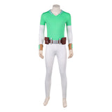 Invincible Stone Man Cosplay Green Costume Halloween Carnival Party Suit 