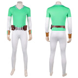 Invincible Stone Man Cosplay Green Costume Halloween Carnival Party Suit 