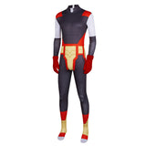 Invincible Thokk Black Bodysuit Cosplay Costume Halloween Carnival Party Suit 