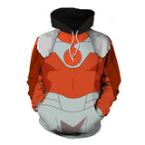 Invincible Thragg Pro Cosplay Red Hoodie 3D Printed Hooded Casual Sweatshirt Men Women Casual Streetwear Pullover