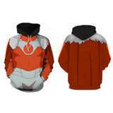 Invincible Thragg Pro Cosplay Red Hoodie 3D Printed Hooded Casual Sweatshirt Men Women Casual Streetwear Pullover