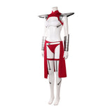 Invincible Universa White Outfit Female Cosplay Costume Halloween Carnival Party Suit