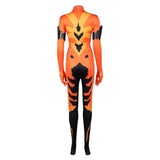 Invincible Volcanikka Red Bodysuit Cosplay Costume Halloween Carnival Party Suit