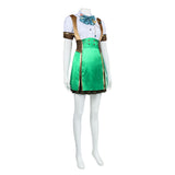 Isekai Slow Life Sarah Women Green Outfit Cosplay Costume Halloween Carnival Party Suit