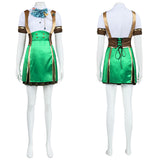 Isekai Slow Life Sarah Women Green Outfit Cosplay Costume Halloween Carnival Party Suit