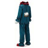 It Pennywise Green and Black Striped Outfit Cosplay Costume Halloween Carnival Party Suit