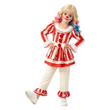 It Pennywise Kids Children Red Clown Suit Cosplay Costume Halloween Carnival Party Suit