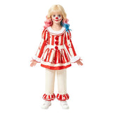 It Pennywise Kids Children Red Clown Suit Cosplay Costume Halloween Carnival Party Suit