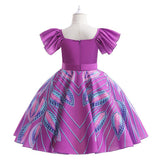 Iwájú Tola Martins TV Character Kids Children Purple Dress Cosplay Costume Outfits Halloween Carnival Suit