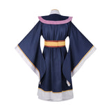 Jinshi Blue Hanfu Cosplay Costume Halloween Carnival Party Suit