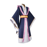 Jinshi Blue Hanfu Cosplay Costume Halloween Carnival Party Suit