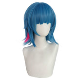 Jinx Cosplay Wig Heat Resistant Synthetic Hair Carnival Halloween Party Props