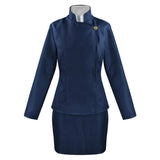 Jjuutsu Kaisen Maki Zenin Cosplay Blue Costume Halloween Carnival Party Suit