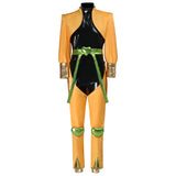 JoJo's Bizarre Adventure Dio Brando Yellow Cosplay Costume Halloween Carnival Party Suit  