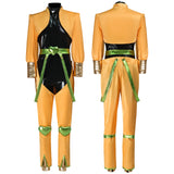 JoJo's Bizarre Adventure Dio Brando Yellow Cosplay Costume Halloween Carnival Party Suit  