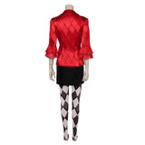 Joker 2 Harley Quinn Red Set Cosplay Costume Outfits Halloween Carnival Suit