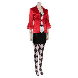 Joker 2 Harley Quinn Red Set Cosplay Costume Outfits Halloween Carnival Suit