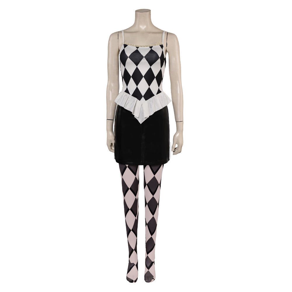 Joker 2 Harley Quinn Red Set Cosplay Costume Outfits Halloween Carniva Cosplaysky.ca Joker 2 Harley Quinn Red Set Cosplay Costume Outfits Halloween Carniva Cosplaysky.ca