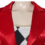 Joker 2 Harley Quinn Red Set Cosplay Costume Outfits Halloween Carnival Suit