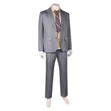 Joker : Folie à deux Joker Grey Suit Cosplay Costume Outfits Halloween Carnival Suit