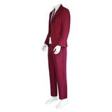 Joker Arthur Fleck Red Suit Cosplay Costume Outfits Halloween Carnival Suit